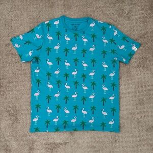 Free Planet Flamingo T Shirt Size XL